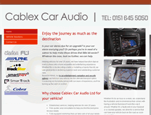 Tablet Screenshot of cablexcaraudio.co.uk